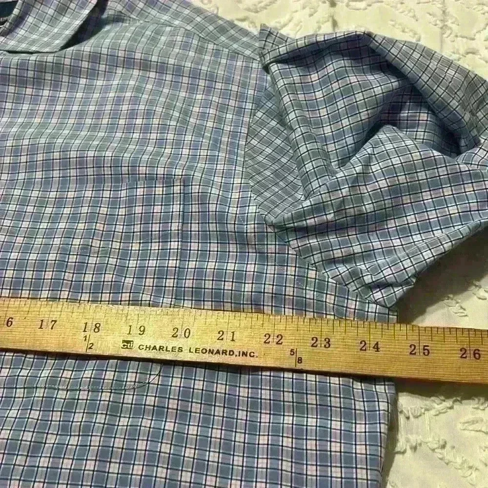 Polo by Ralph Lauren Westerton Button-Down Plaid Blue Pink Men’s Size Large